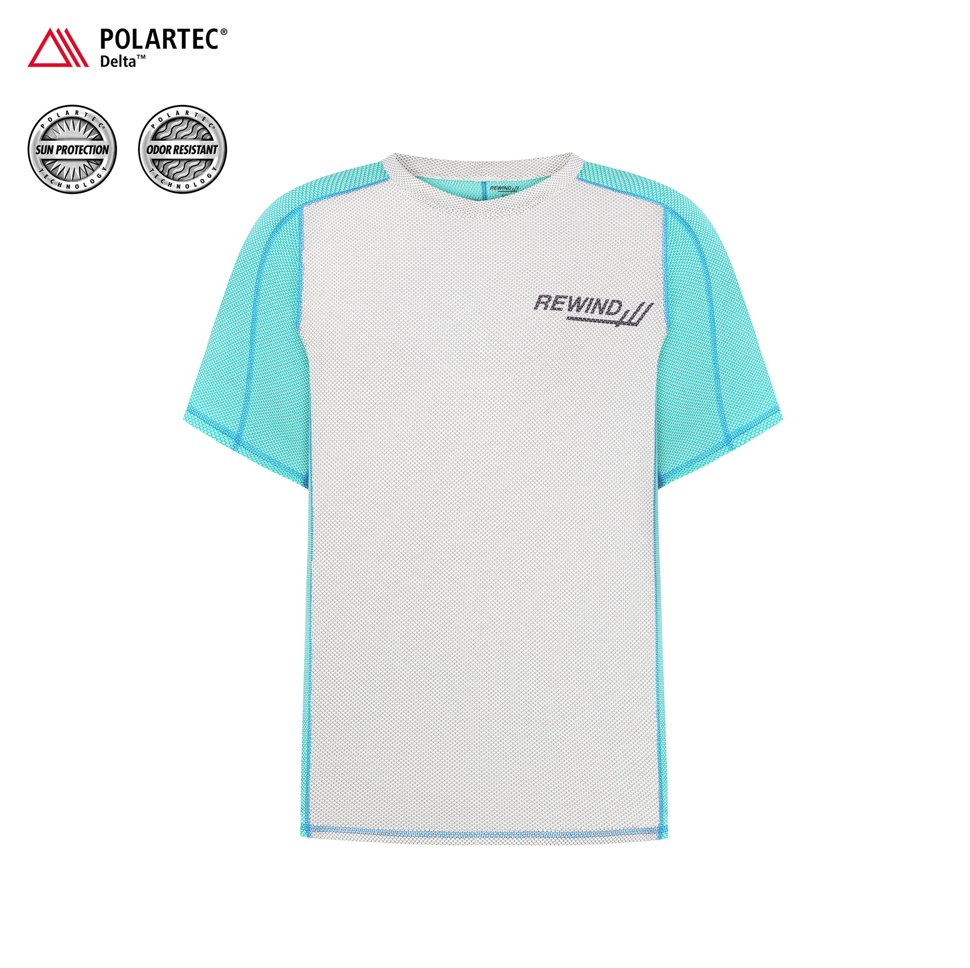 Cooling T-shirt with Potartec Delta. REwind - made in Ukraine