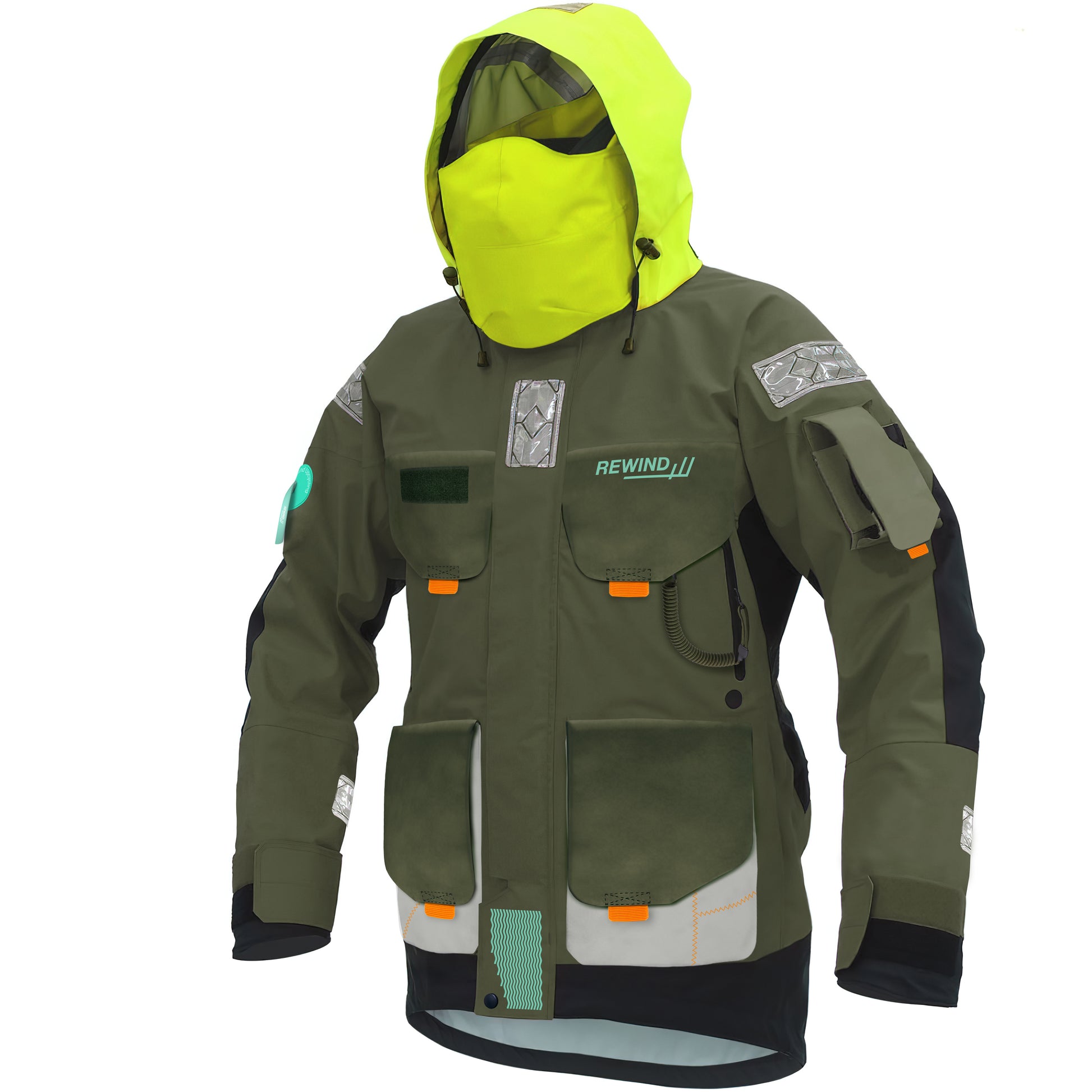 Waterproof sailing jacket - Offshore Yacht Jacket from Ukrainian brand REwind