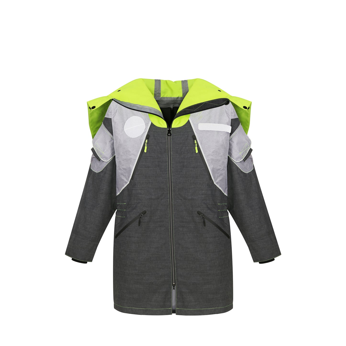 Waterproof long raincoat