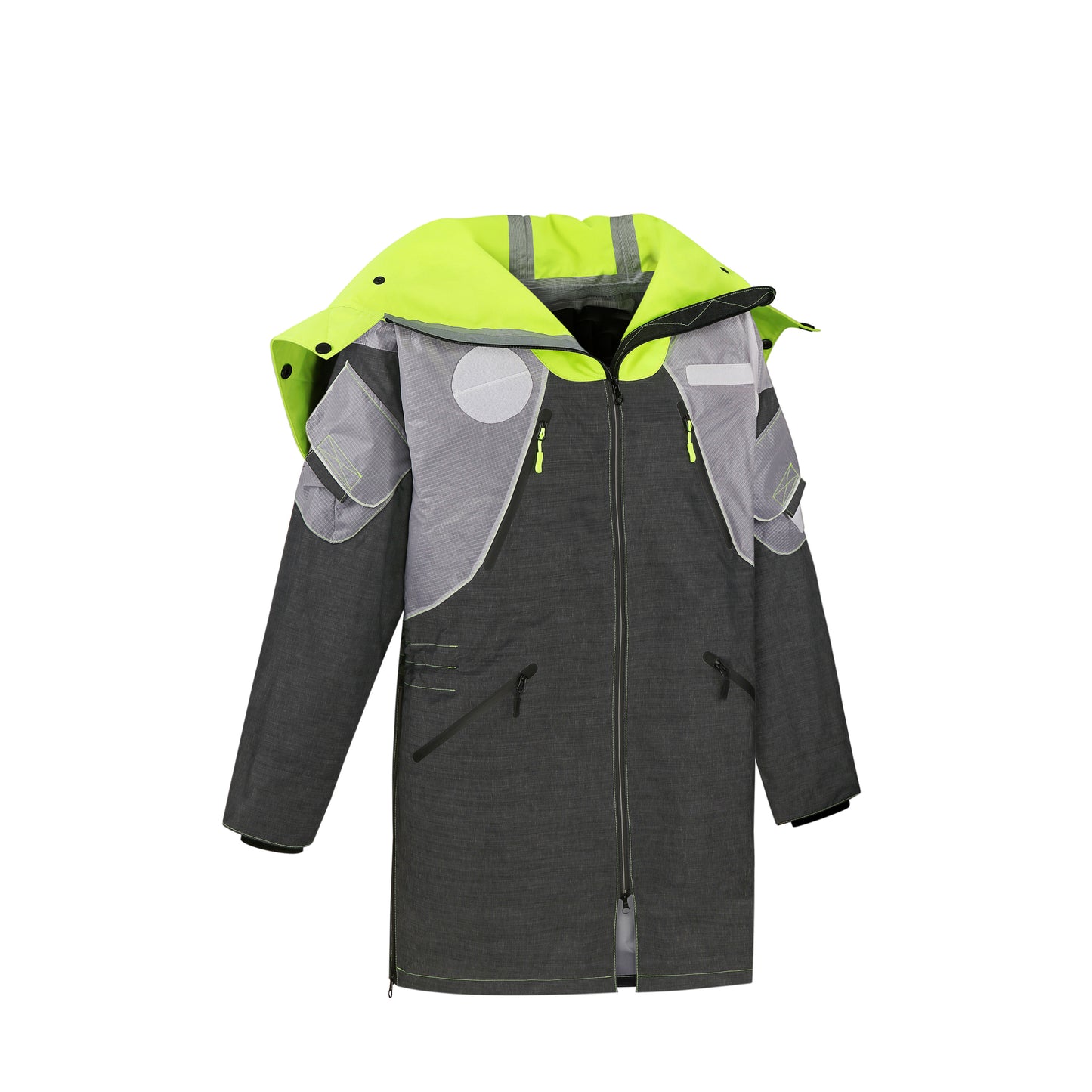 Waterproof long overcoat