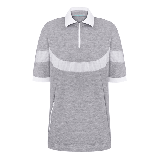 Custom Grey Polo Shirt with short sleeves from REwind. Ukraine