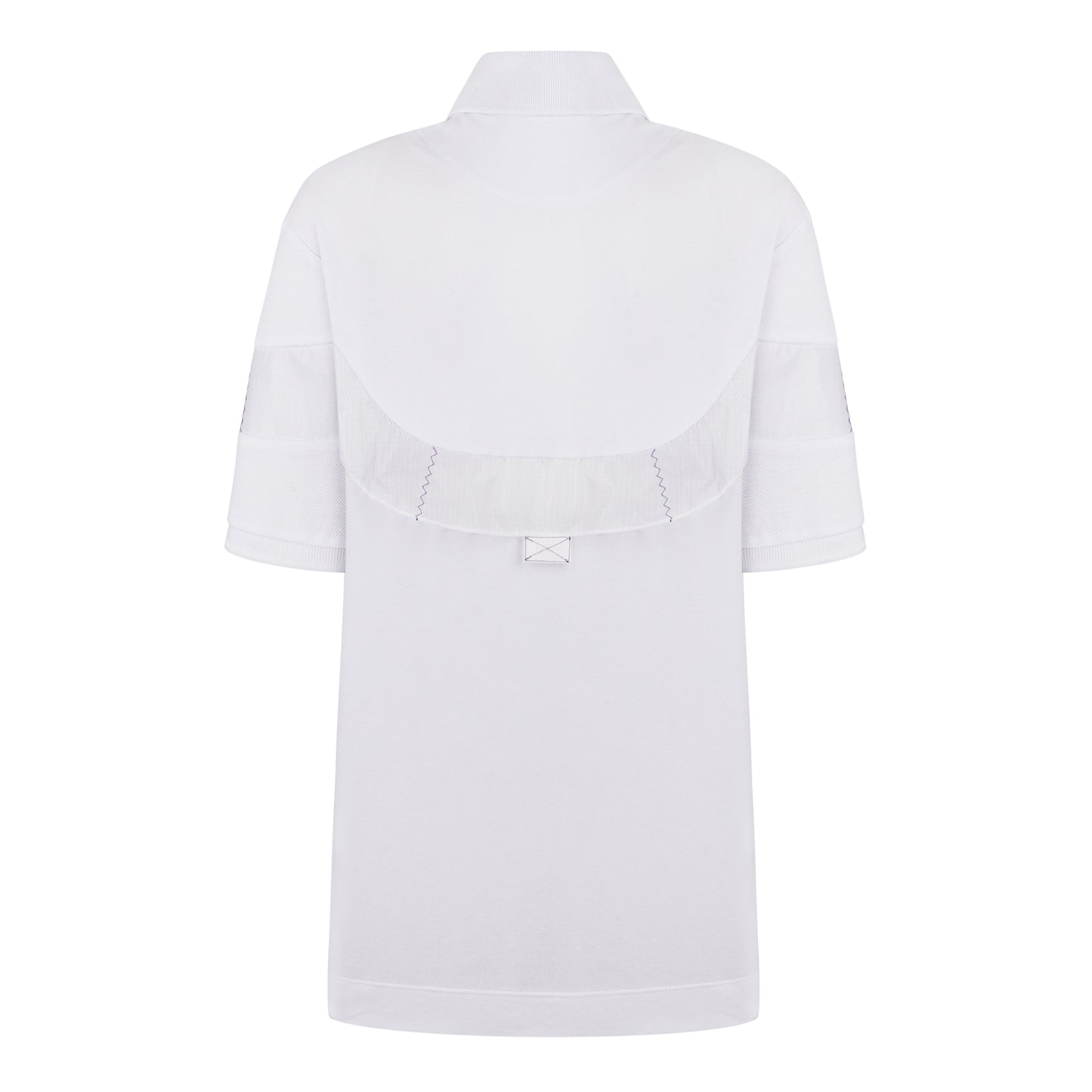White polo shirt from REwind. Made in Ukraine