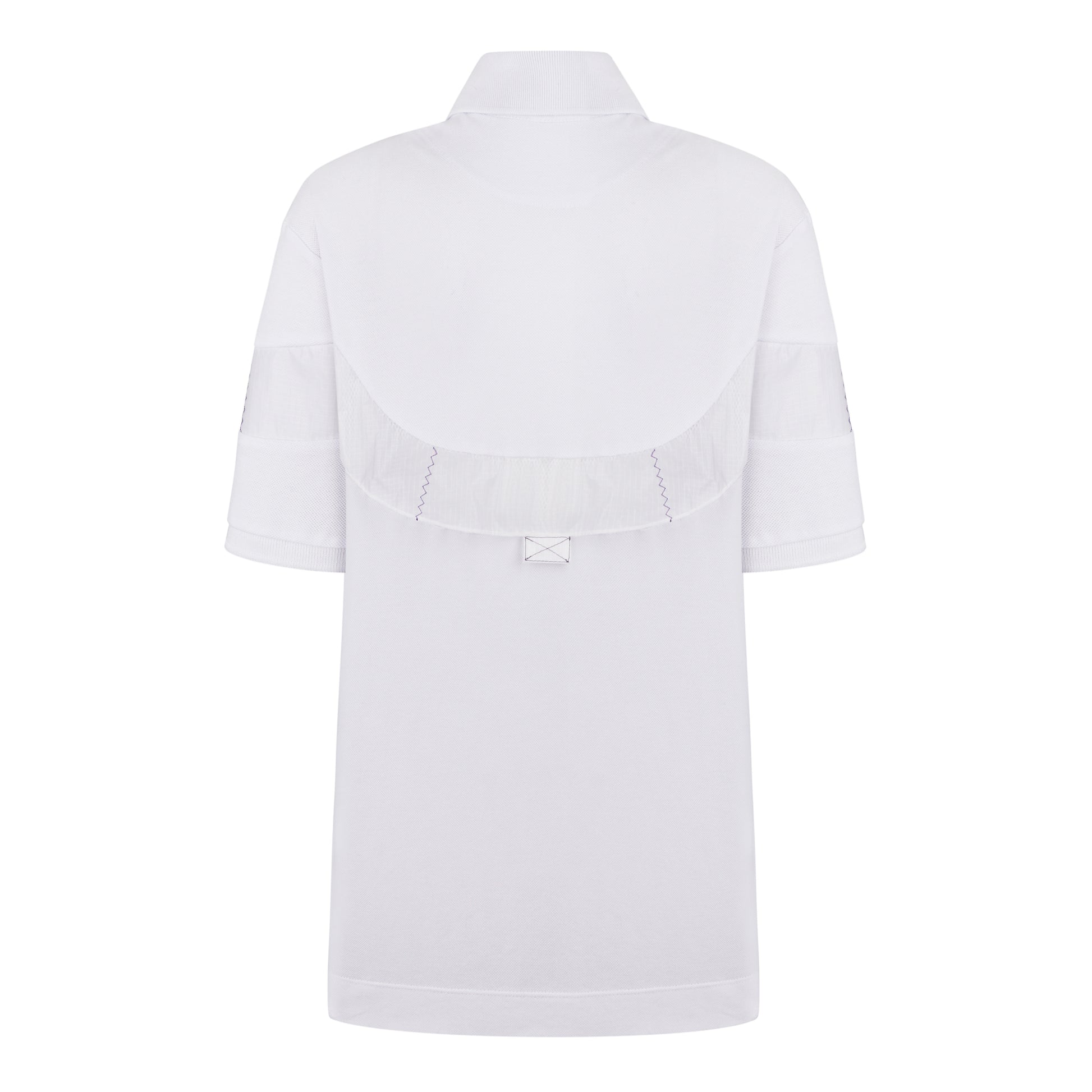 White polo shirt from REwind. Made in Ukraine