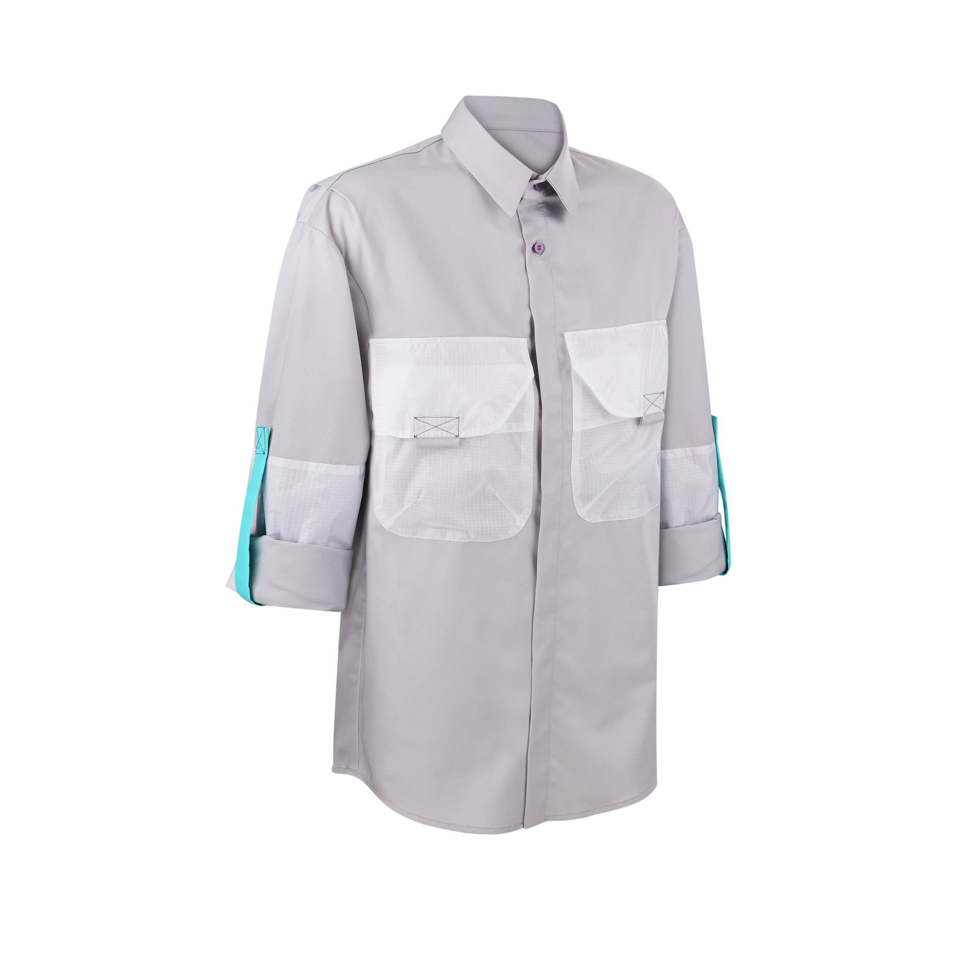 Stylish designer cotton shirts with long and short sleeves - transformer