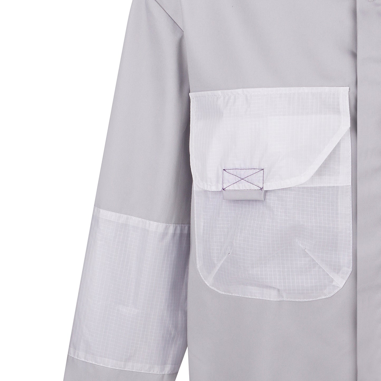 Designer cotton double pocket cargo shirts