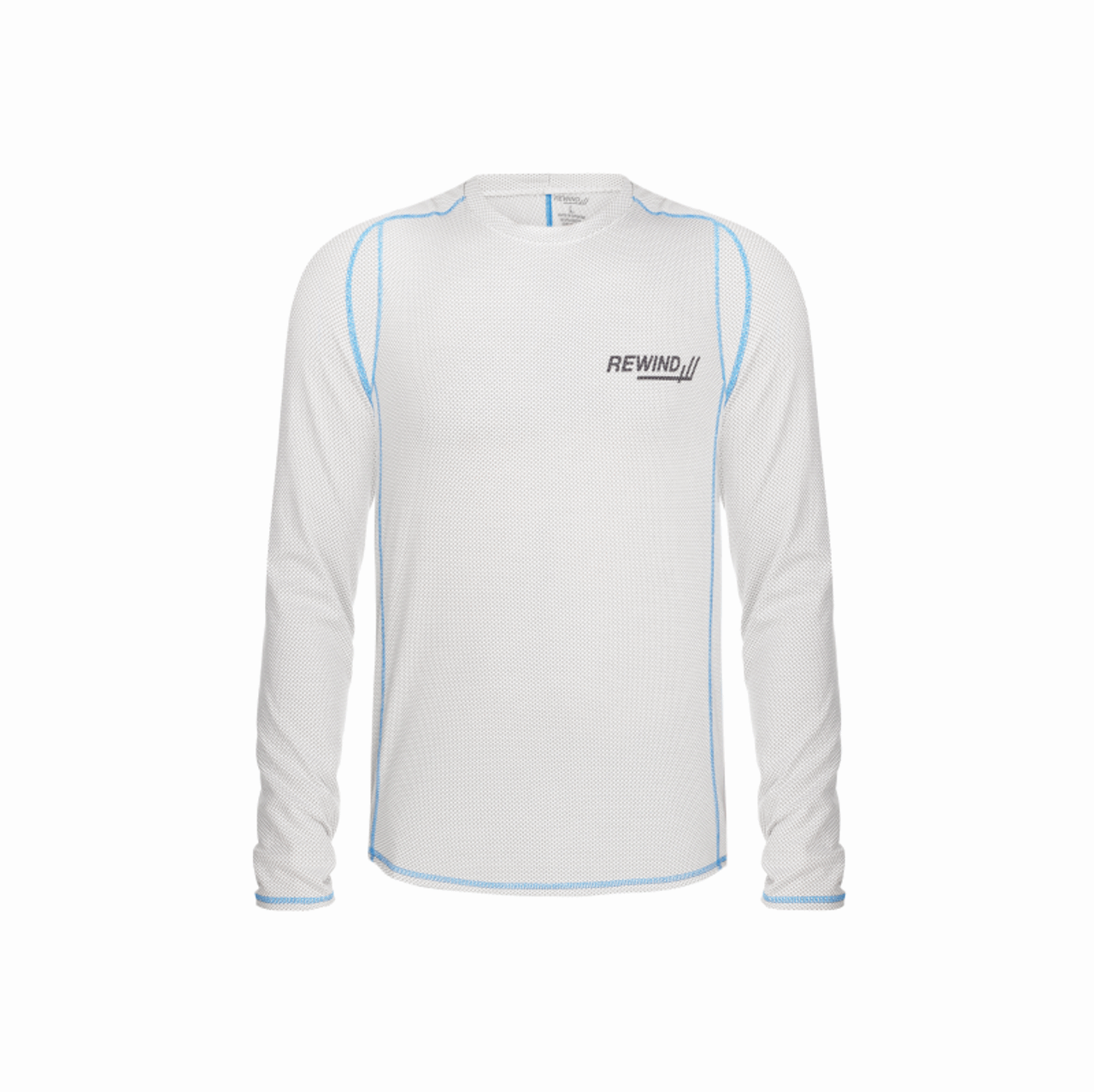 White long sleeves cooling shirt without zip from REwind