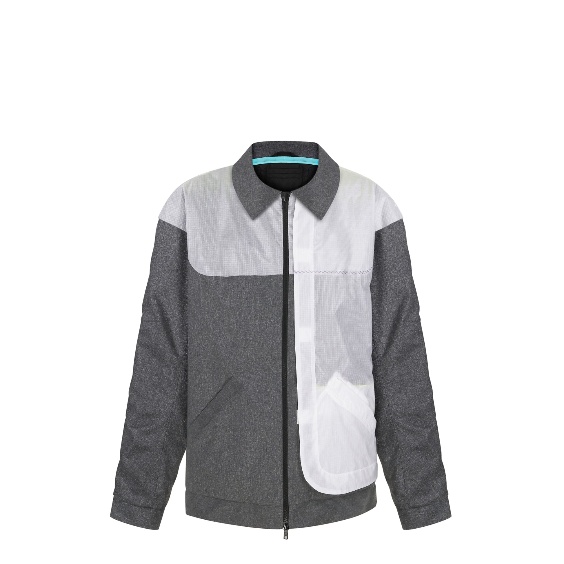 Black windbreaker/windcheater jacket