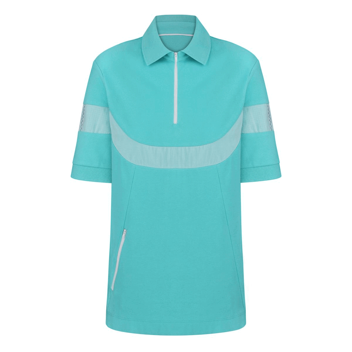 Green/Blue Polo with short sleeves & pockets from REwind