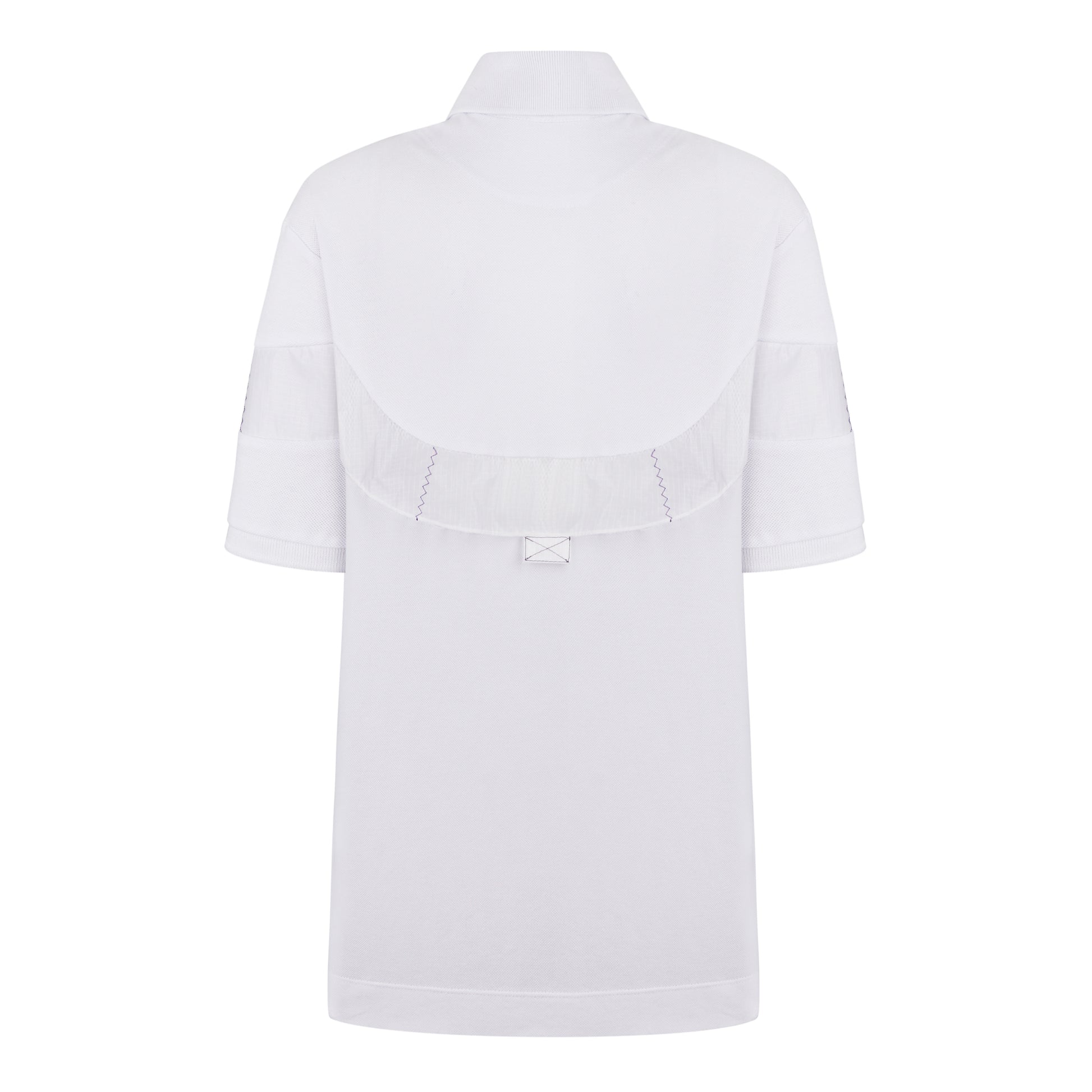 White polo shirt from REwind. Made in Ukraine