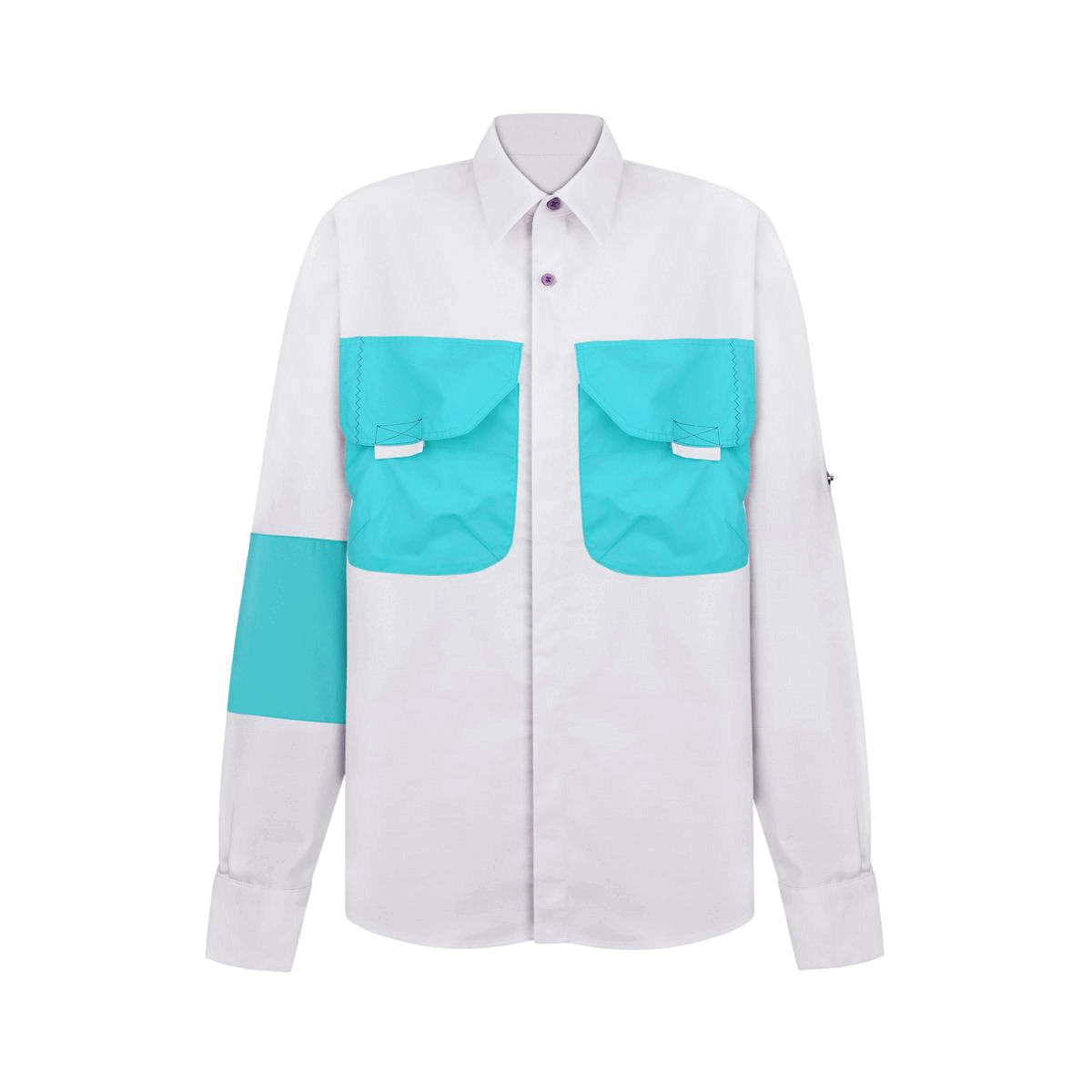 Long and short sleeve stylish cotton shirt from REwind, Ukraine